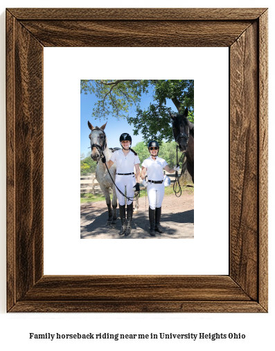 family horseback riding near me in University Heights, Ohio